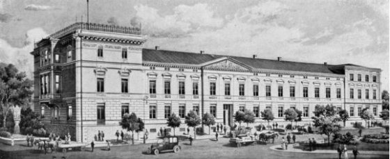 Wohn und Geschäftshaus der Riebecks am halleschen Bahnhof 